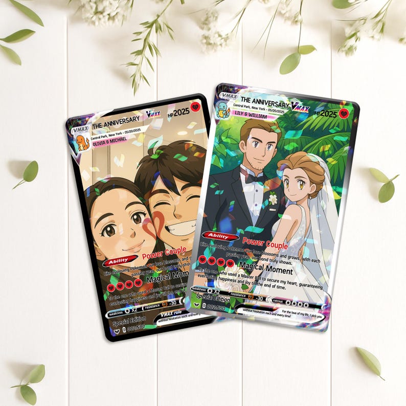 Personalized Poke Love Acrylic Card