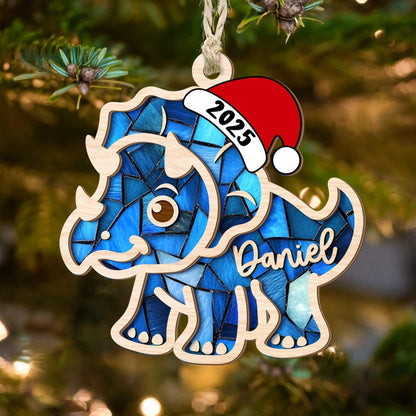 3D Layered Dino Ornaments for Kids