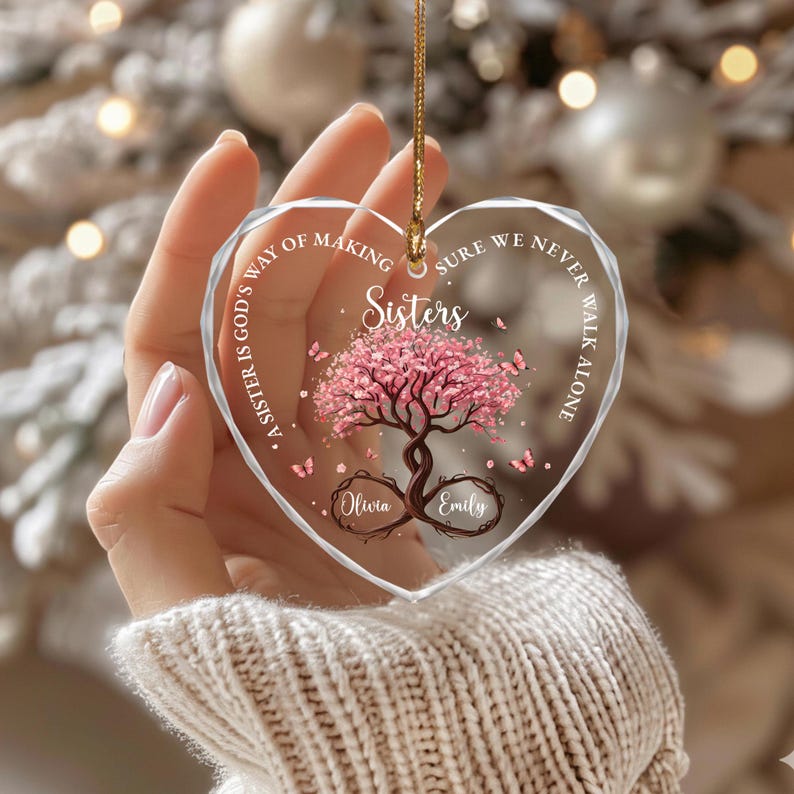 Personalized Sisters Ornament