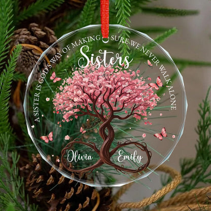 Personalized Sisters Ornament