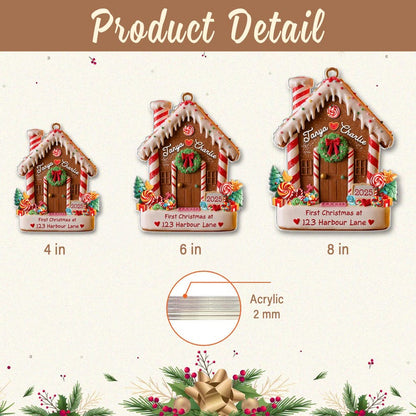 First Christmas in Our New Home Ornament, New Home Gingerbread Acrylic Ornament