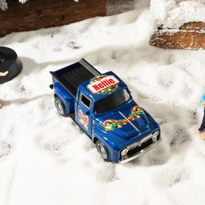 Personalized Christmas Toy Pickup Truck - Custom Name Gift for Toddler