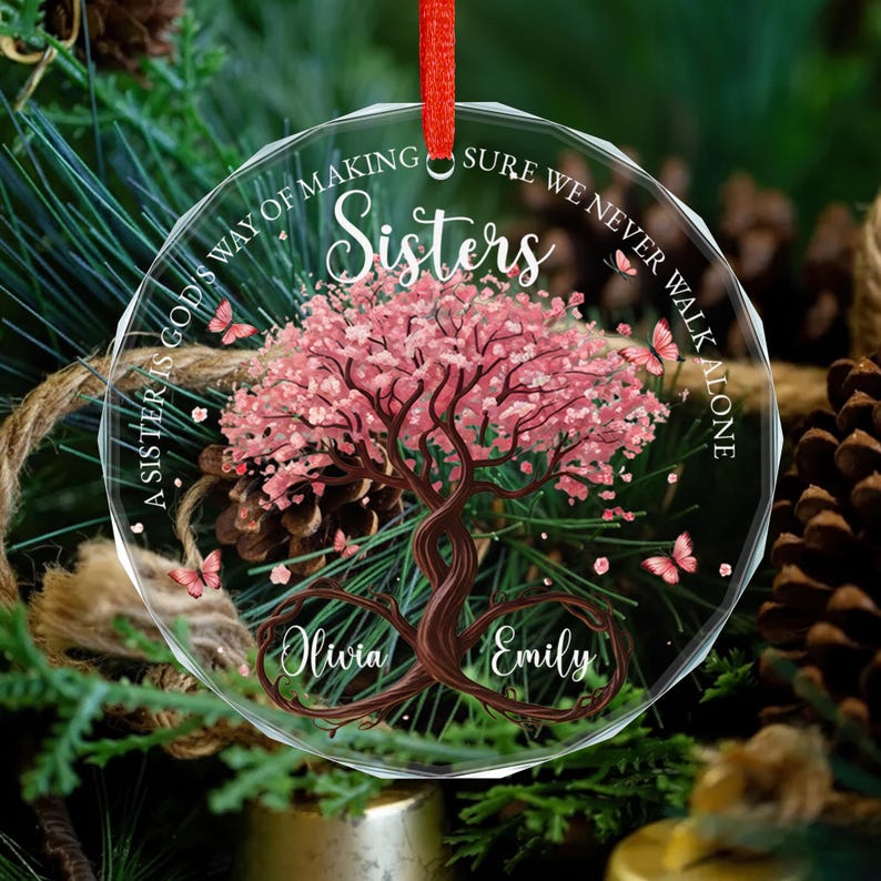 Personalized Sisters Ornament