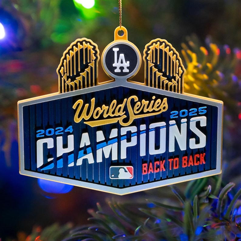 2025 World Series Back to Back Champions City Plaque