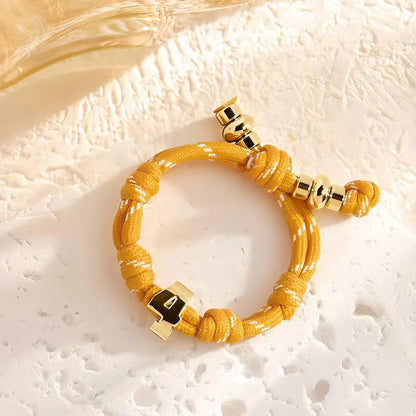 Custom Varsity Number Knotty Bracelet Unisex Personalized Bracelet