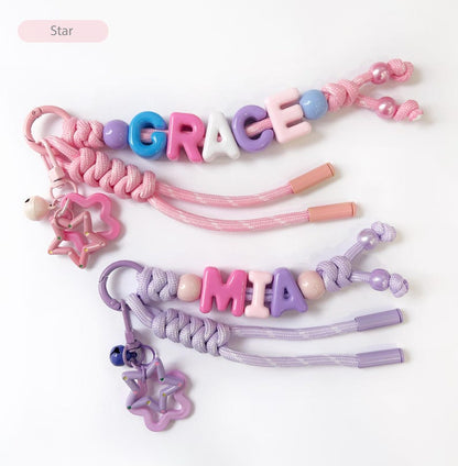 Personalized Beaded Name Keychain