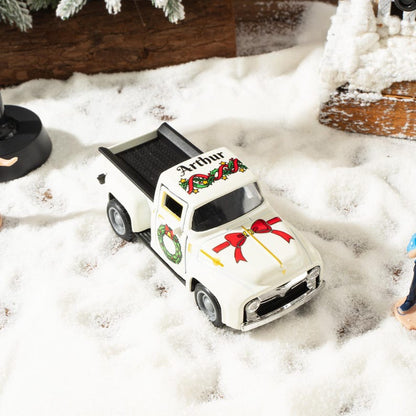 Personalized Christmas Toy Pickup Truck - Custom Name Gift for Toddler