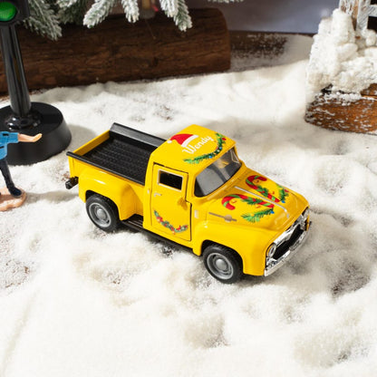Personalized Christmas Toy Pickup Truck - Custom Name Gift for Toddler