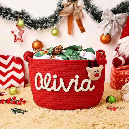 Personalized Baby Shower Gift Basket Christmas Gift Bag Custom Baby Shower Gift Basket