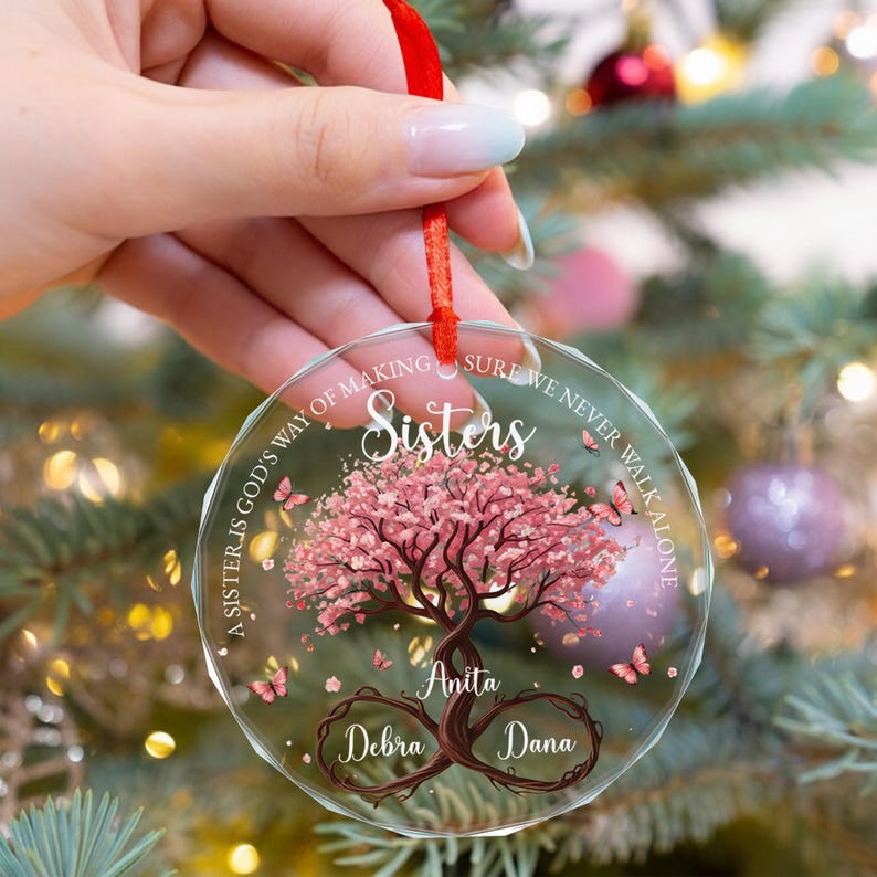 Personalized Sisters Ornament