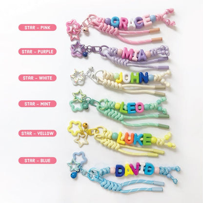 Personalized Beaded Name Keychain