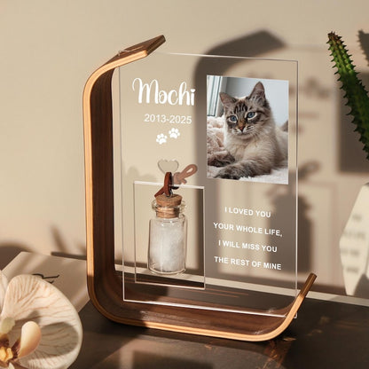 Personalized Dog Memorial Frame,Pet Fur Keepsake