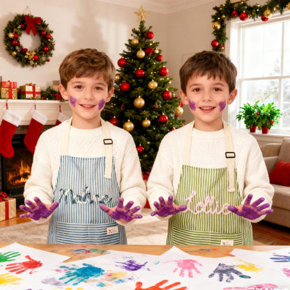 Personalized Hand-Embroidered Apron,Personalized Apron, Kitchen Apron