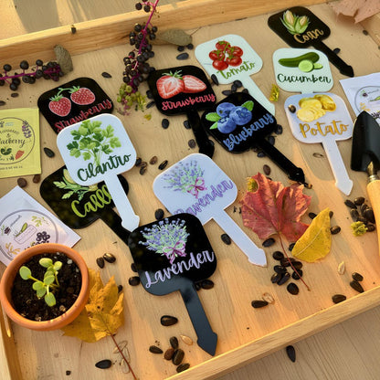 Colorful Acrylic Herb Marker