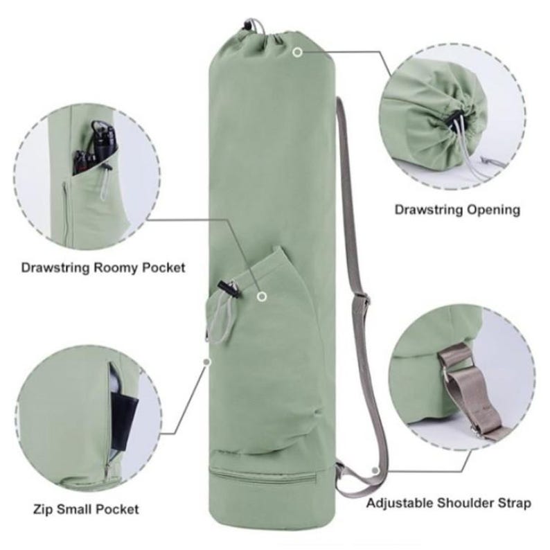Personalised Yoga Mat Bags with Multi-functional Pockets