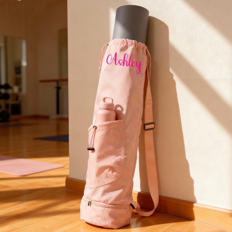 Personalised Yoga Mat Bags with Multi-functional Pockets