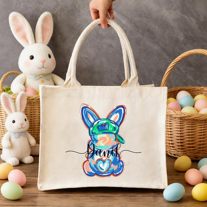 Personalized Easter Bag with Name,Easter Basket gift