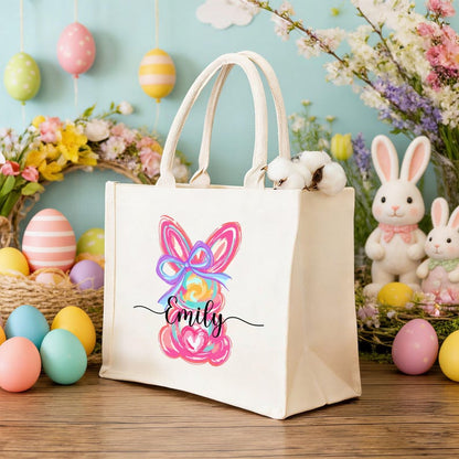 Personalized Easter Bag with Name,Easter Basket gift