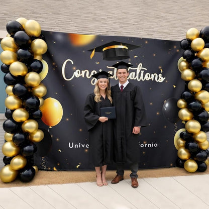 Custom Graduation Party Decor 2026, Party Backdrop Large Banner for Class