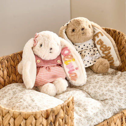 Custom Name Easter Bunny Plushies | Easter Gifts | Plush Bunny with Name