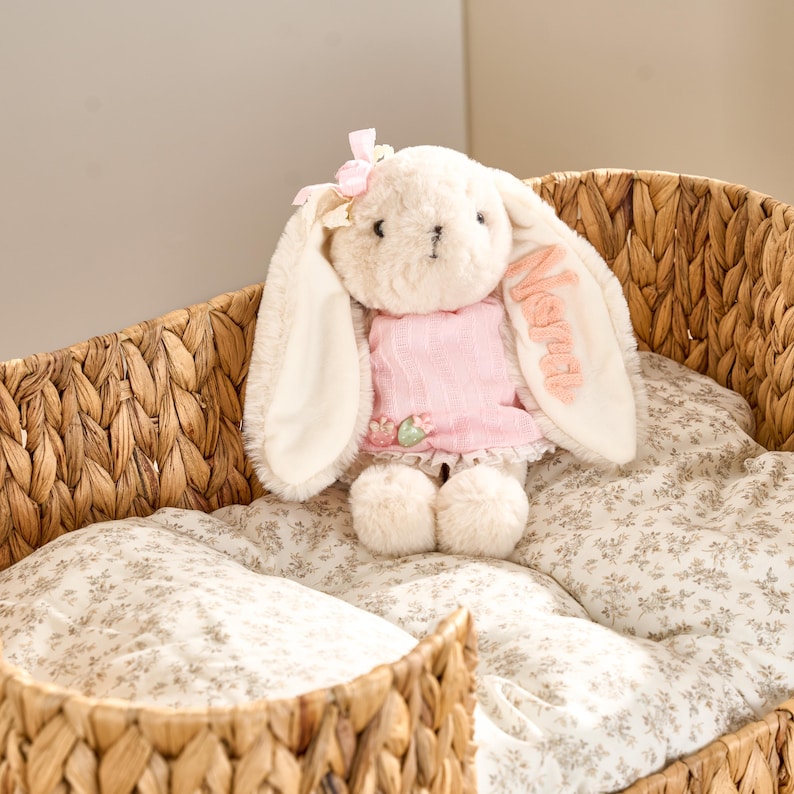Custom Name Easter Bunny Plushies | Easter Gifts | Plush Bunny with Name