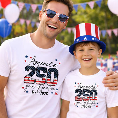 USA 250th Anniversary Shirt, 4th July Tee, USA 250th Anniversary Independence Day Shirts