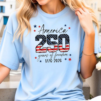 USA 250th Anniversary Shirt, 4th July Tee, USA 250th Anniversary Independence Day Shirts