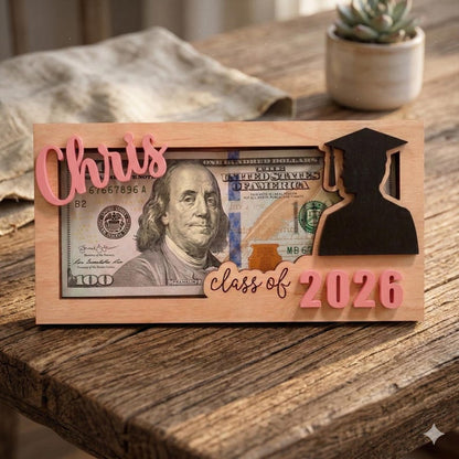 Graduation Money Holder, 2026 Personalized Graduation Gift