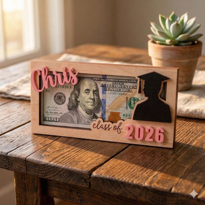 Graduation Money Holder, 2026 Personalized Graduation Gift