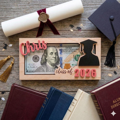 Graduation Money Holder, 2026 Personalized Graduation Gift