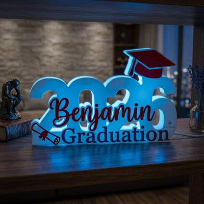 Personalized 2026 Graduation Light Box, Class of 2026 Night Light With Name