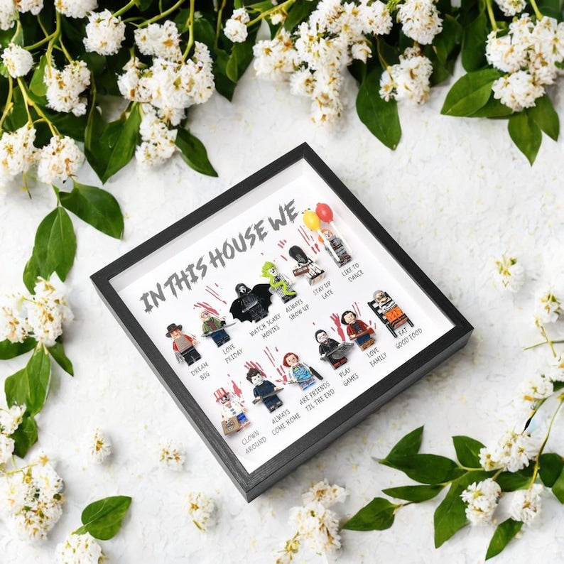 In This House We… Horror Gift Frame | Halloween Scary Movie Personalised Gift