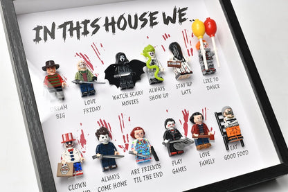 In This House We… Horror Gift Frame | Halloween Scary Movie Personalised Gift