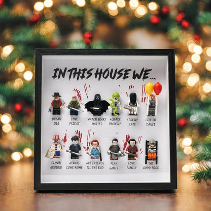 In This House We… Horror Gift Frame | Halloween Scary Movie Personalised Gift