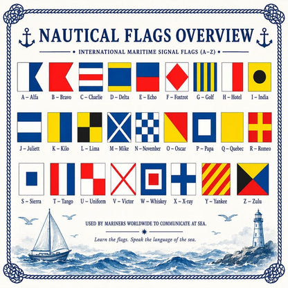 Personalized Nautical Signal Flag Shirt, Custom Name Tee, Boating Sailing Gift