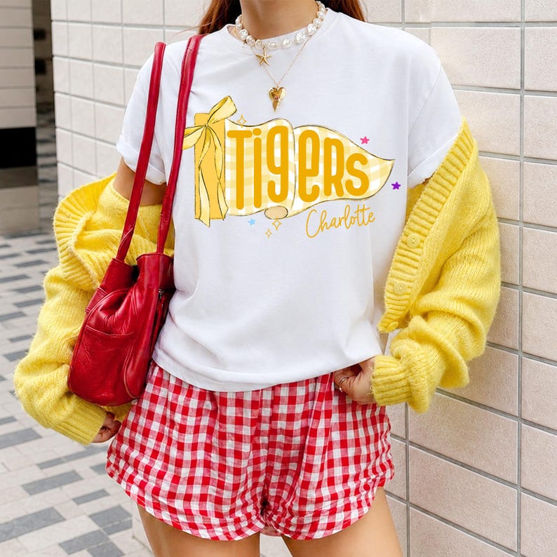 Custom School Spirit Shirts, Preppy Pennants Flag TShirt