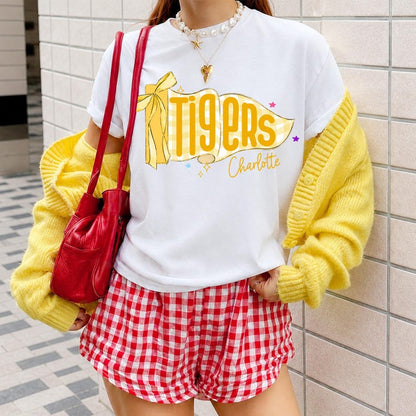 Custom School Spirit Shirts, Preppy Pennants Flag TShirt
