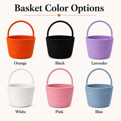 Personalized Halloween Basket, Custom Trick or Treat Basket