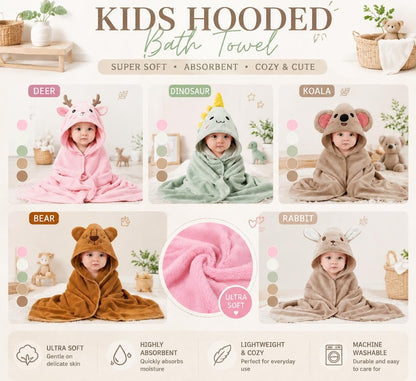 Custom Baby Hooded Towel with Name, Baby Shower Gift