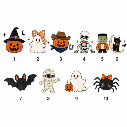 Personalized Halloween Printed Basket, Custom Trick or Treat Bag, Gingham Candy Bucket Kid