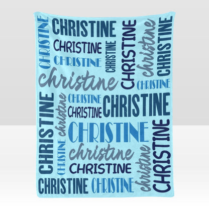 Custom Blanket with Name Customized Blanket Personalized Throw Blankets for Kid