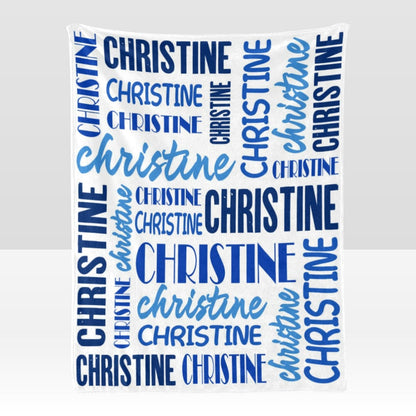 Custom Blanket with Name Customized Blanket Personalized Throw Blankets for Kid