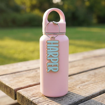 Nametag Personalized Keychain Diaper Bag Tag Lunch Box Tag