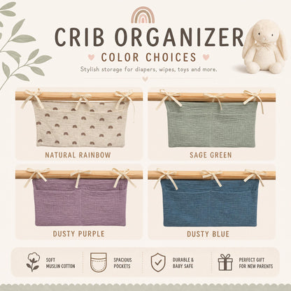 Personalized Car Backseat Organizer, Kids Car Caddy with Knit Name, Cotton Toy Storage