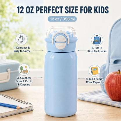 Personalized kids water bottle, Custom Kids cups with name, Back to school water bottle for girls & boys