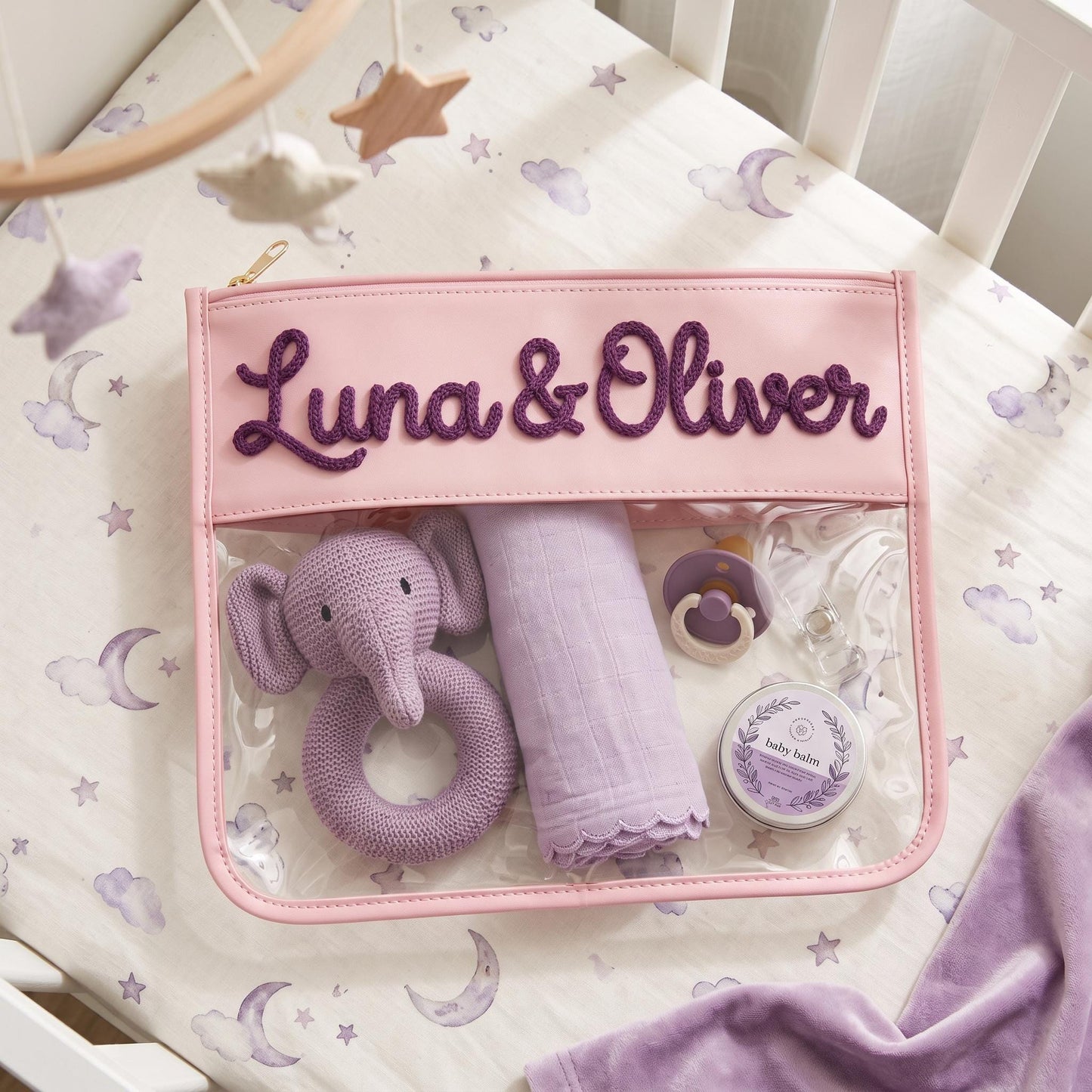 Personalized Baby Diaper Bag, Custom Baby Storage Bag