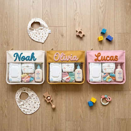 Personalized Baby Diaper Bag, Custom Baby Storage Bag
