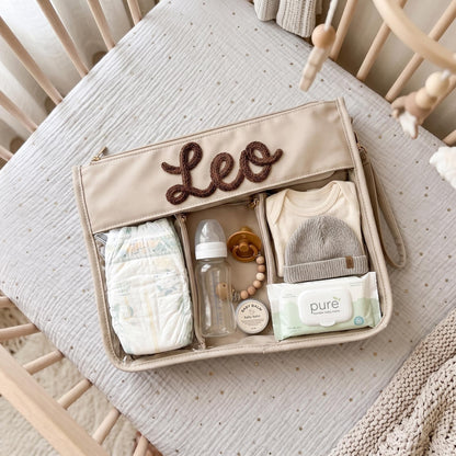 Personalized Baby Diaper Bag, Custom Baby Storage Bag