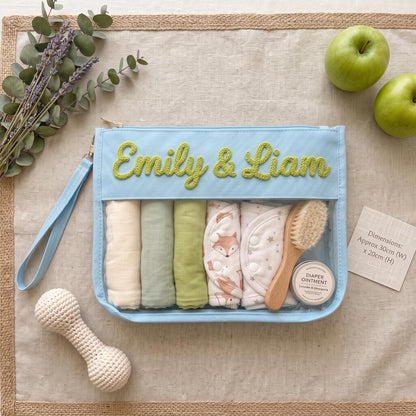 Personalized Baby Diaper Bag, Custom Baby Storage Bag