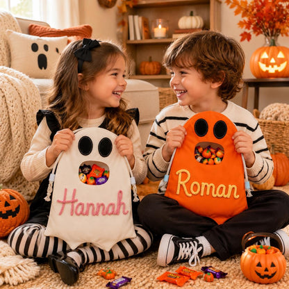 Personalized Ghost Halloween Candy Bag